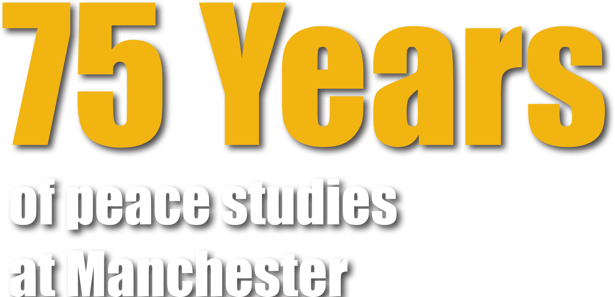 75 Years of peace studies at Manchester