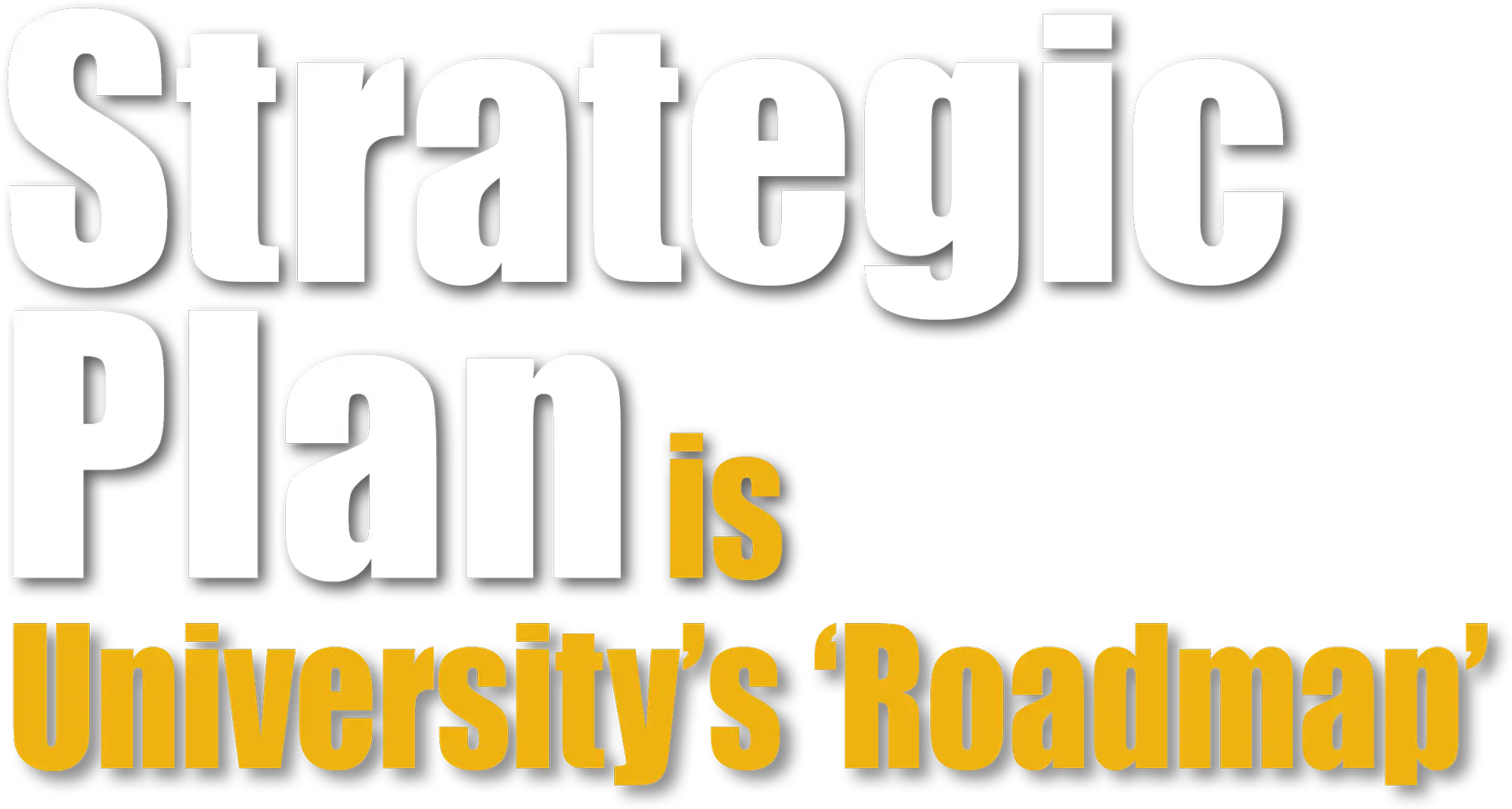 Strategic Plan is University's 'Roadmap'